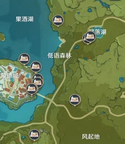 原神蒲公英籽分布　原神蒲公英籽位置图