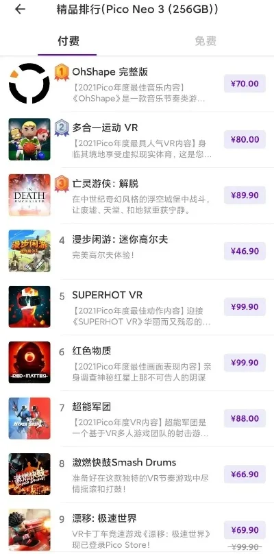 pico节奏游戏排行榜-Pico节奏游戏排行榜