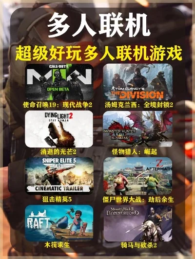 游电脑联机游戏排行榜-电脑联机游戏推荐
